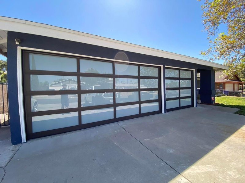 Modern Glass Garage Doors Installation ,  24/7 Garage Door and Gate Services, Inland Empire CA