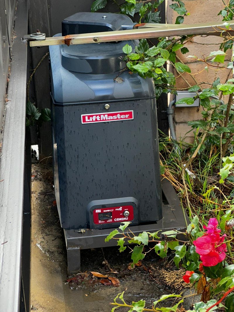 LiftMaster CSW24U Swing Gate Operator Installation ,  24/7 Garage Door and Gate Services, Inland Empire CA