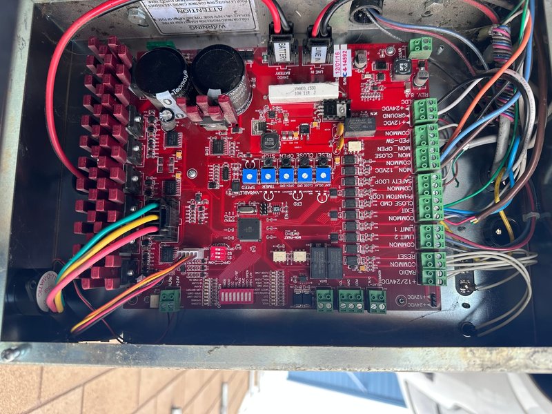 Gate Operator Control Board Wiring ,  24/7 Garage Door and Gate Services, Inland Empire CA