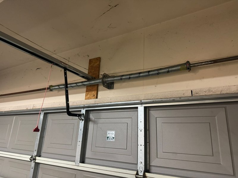 Gray Garage Door Torsion Spring Replacement ,  24/7 Garage Door and Gate Services, Inland Empire CA
