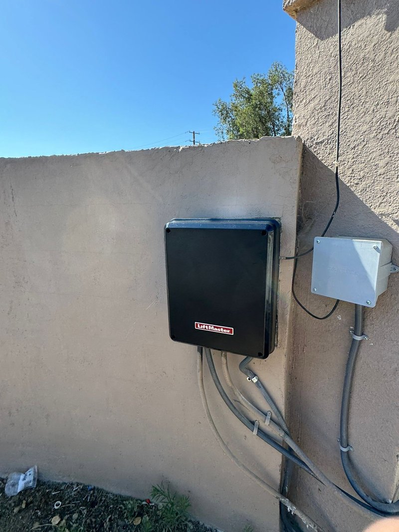 LiftMaster Gate Operator Control Box Installation ,  24/7 Garage Door and Gate Services, Inland Empire CA