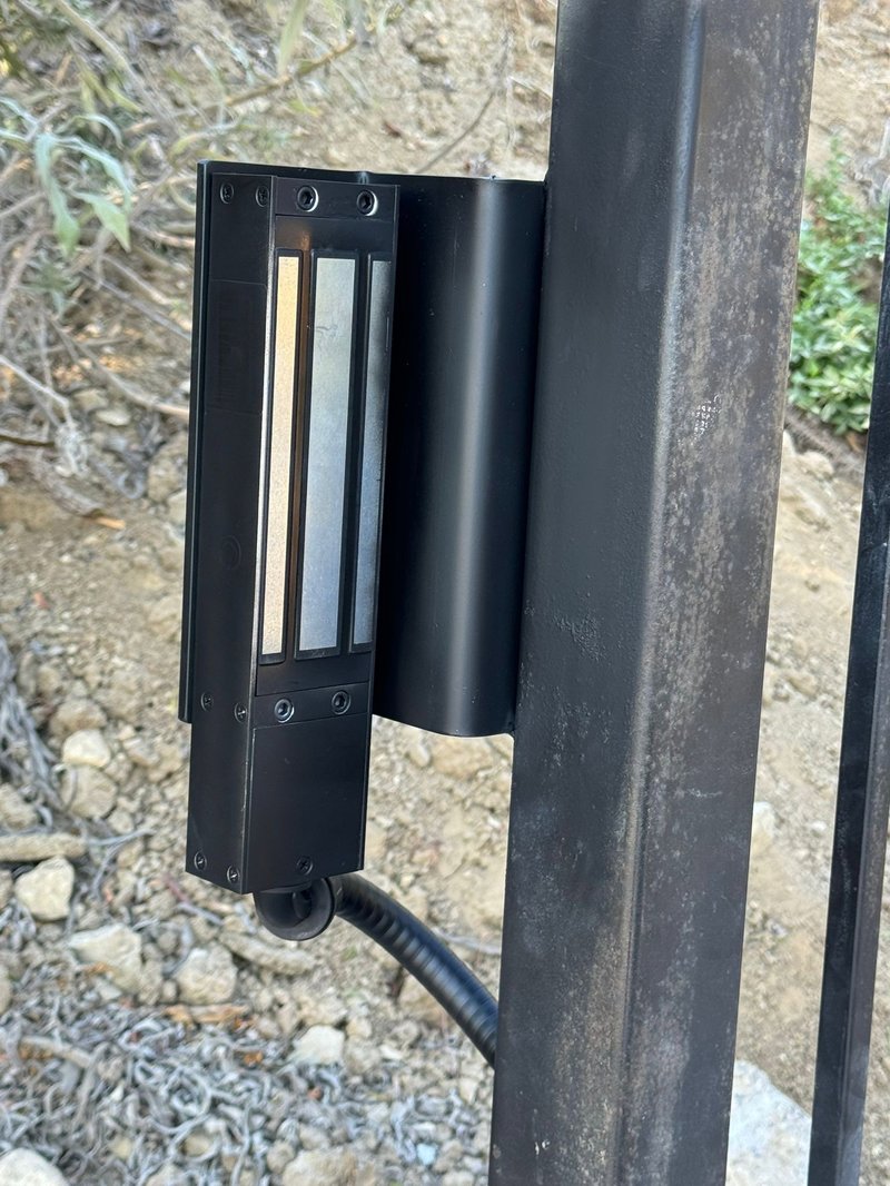 Gate Magnetic Lock System Installation by 24/7 Garage Door and Gate Services LLC. Trusted experts in repair, installation, and automation for residential and commercial properties. ,  24/7 Garage Door and Gate Services, Inland Empire CA