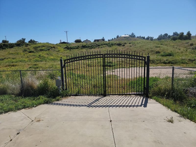 A commercial gate motor serviced in Chino Hills, California