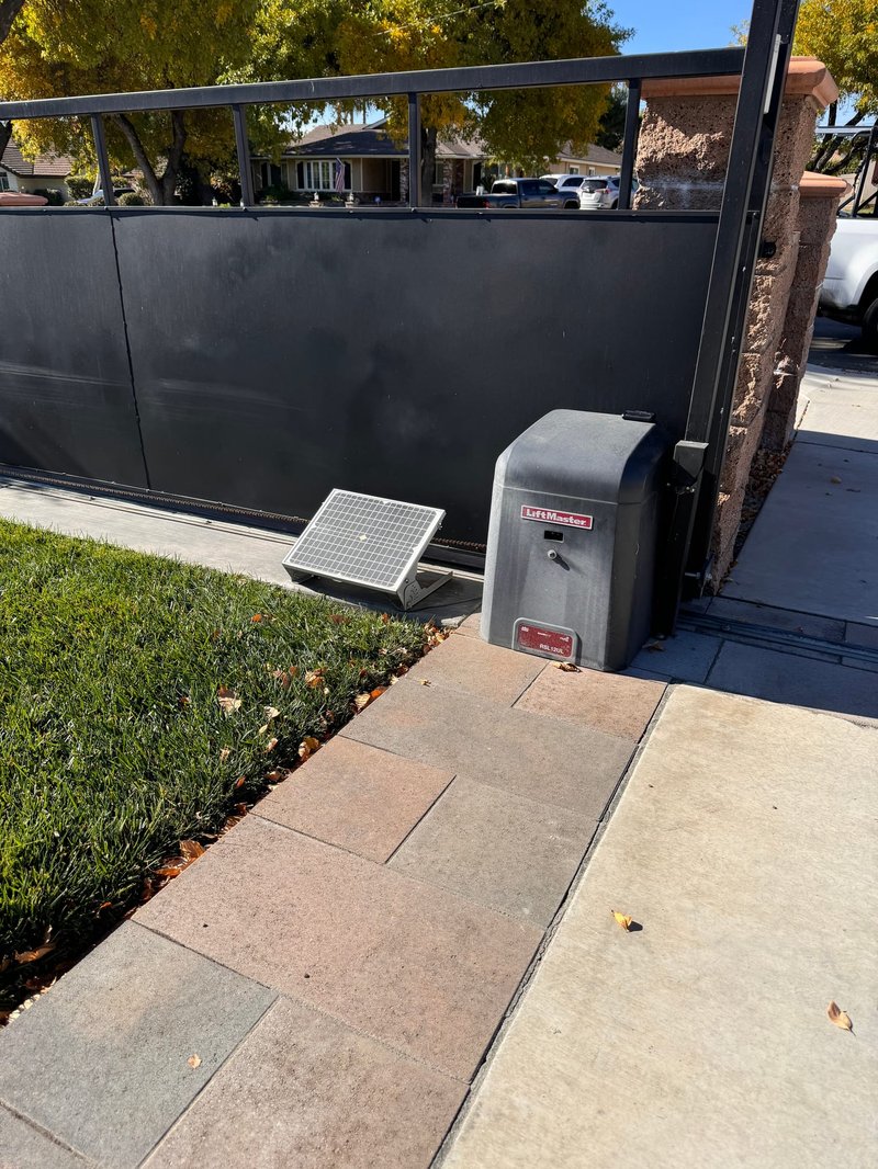 LiftMaster Slide Gate Operator Curbside Installation ,  24/7 Garage Door and Gate Services, Inland Empire CA